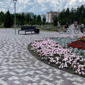 Кемеровская область, ПГТ Бачатский, парк «Юбилейный»